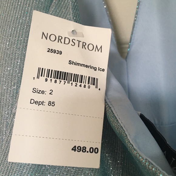 Blue sparkly prom dress - Picture 3 of 4